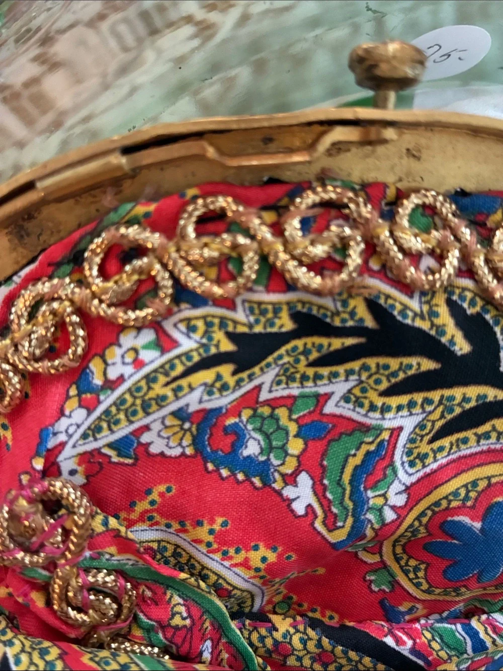 Antique hand stitched